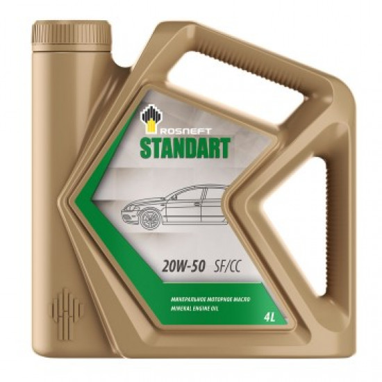 ძრავის ზეთი -   ROSNEFT STANDART 20W50 4L