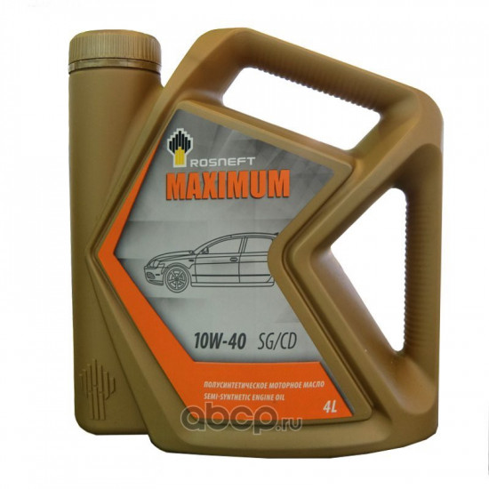 ძრავის ზეთი ROSNEFT MAXIMUM 10W40 4L