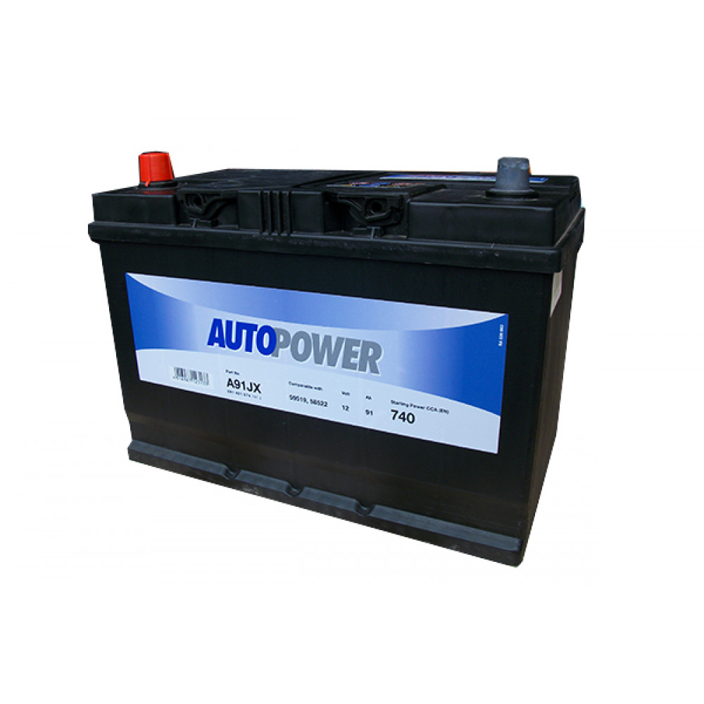 აკუმულატორი AUTOPOWER A91J 91 ა*ს JIS R+