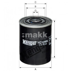 ფილტრი ზეთის H210WN (WP1144)