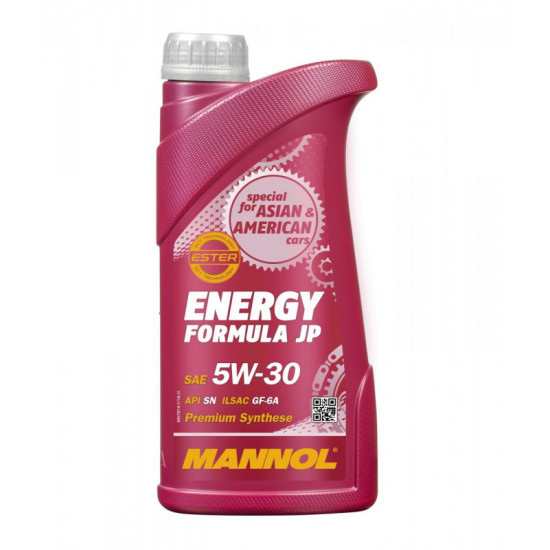 ძრავის ზეთი  MANNOL  Energy Formula JP / FR   5W-30  1L  / (metal)