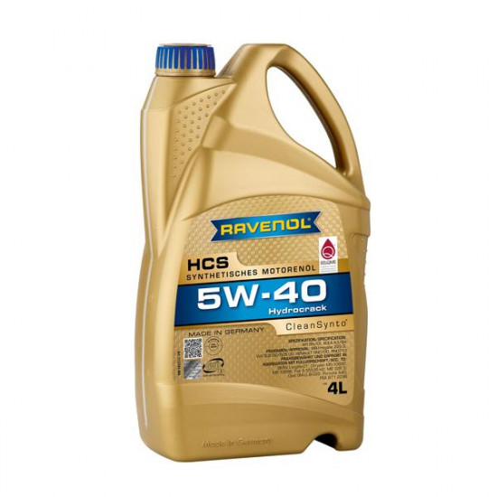 ძრავის ზეთი  RAVENOL  HCS  SAE  5W40  4L