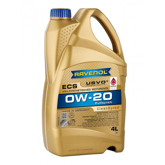  ძრავის ზეთი  RAVENOL   Eco  Synth  ECS  SAE   0W-20  4L