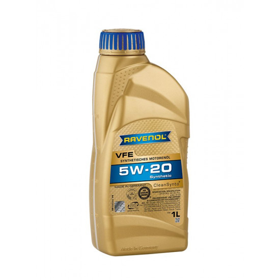  ძრავის ზეთი   RAVENOL  VFE  SAE  5W-20   1L