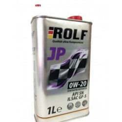 ძრავის ზეთი სინთეტიკური  -ROLF  JP SAE 0W-20 ILSAC GF5/API SN 1 ლ.