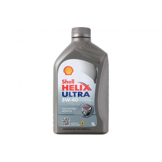 ძრავის ზეთი -  მსუბუქი ავტომობილი SHELL 5W40 HELIX ULTRA 1L