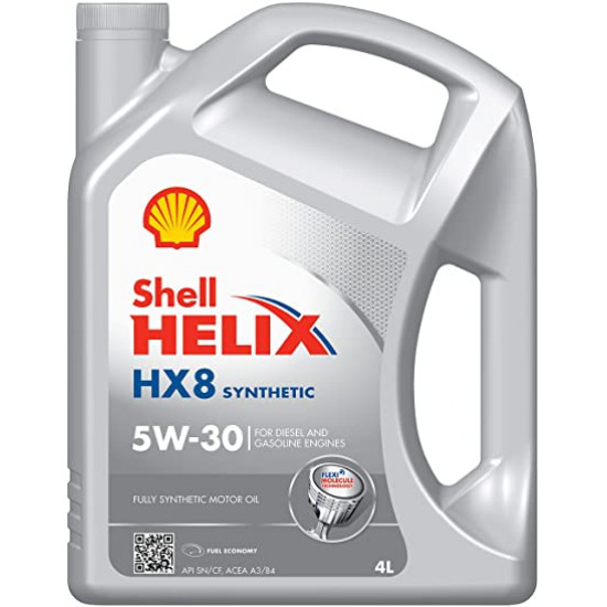 ძრავის ზეთი  -  SHELL HELIX HX8 5W30 4L